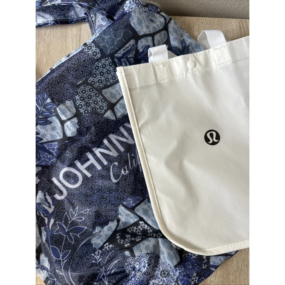 Johnny Was Lululemon Reusable Bag Shopping Tote Grocery Farmers Market Boho - Picture 1 of 9
